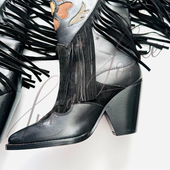 FREE PEOPLE Spell Sannah Fringe Western Boots (size EU 36 / US 6) NWT - Picture 7 of 15